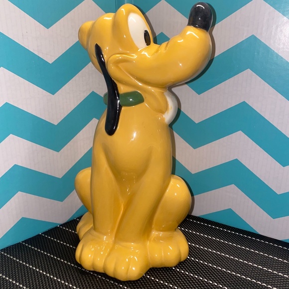 ⚡️LAST CHANCE⚡️ Disney Pluto Handpainted Ceramic Figure 9” Tall - Picture 2 of 5